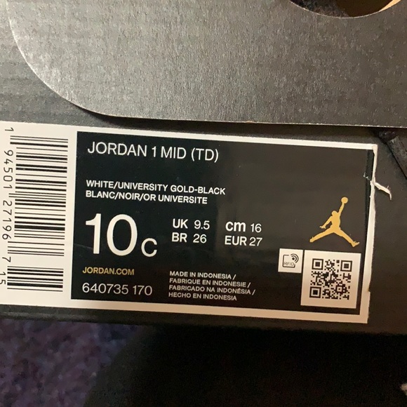 Jordan 1 MID Gold - Picture 6 of 6
